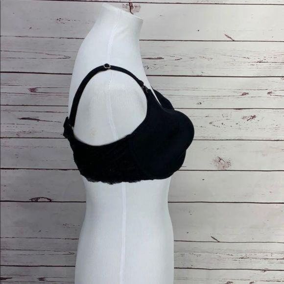 Pip & Vine Rosie Pope Maternity Black Nursing Bra Size 40DD - Picture 3 of 9